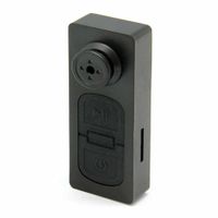 Cámara botón Digital Perú S918 HD, recargable, tiempo de grabación máx. 1 hora, negro