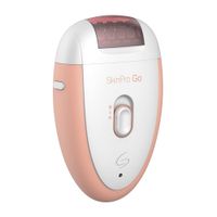 Depiladora Gama Skin Pro alámbrica, compacta, 2 velocidades, rosado y blanco