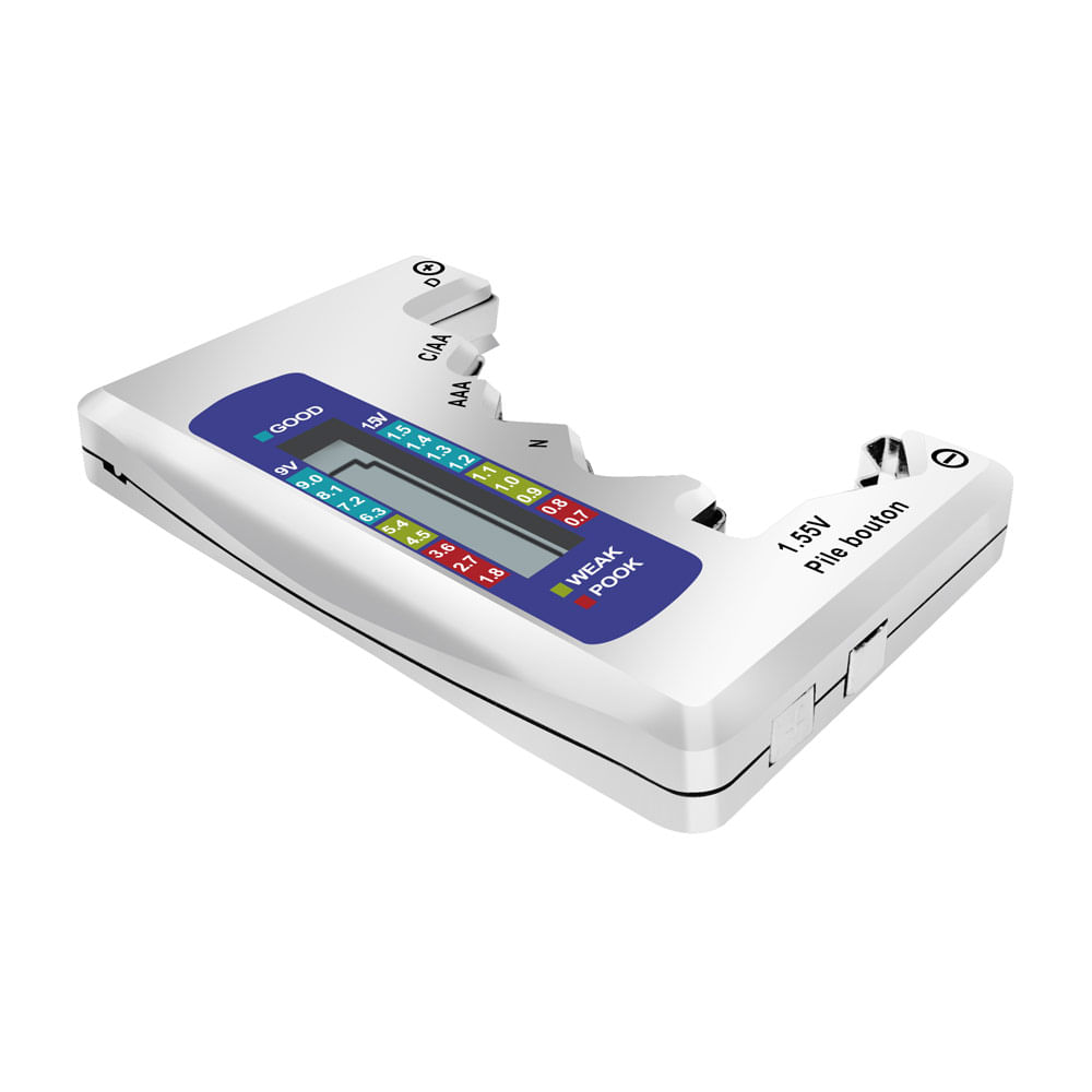 Imagen 2 del producto Probador de pilas Jetion compatible con AA / AAA / 9V / 1.5 V / C / D / N8