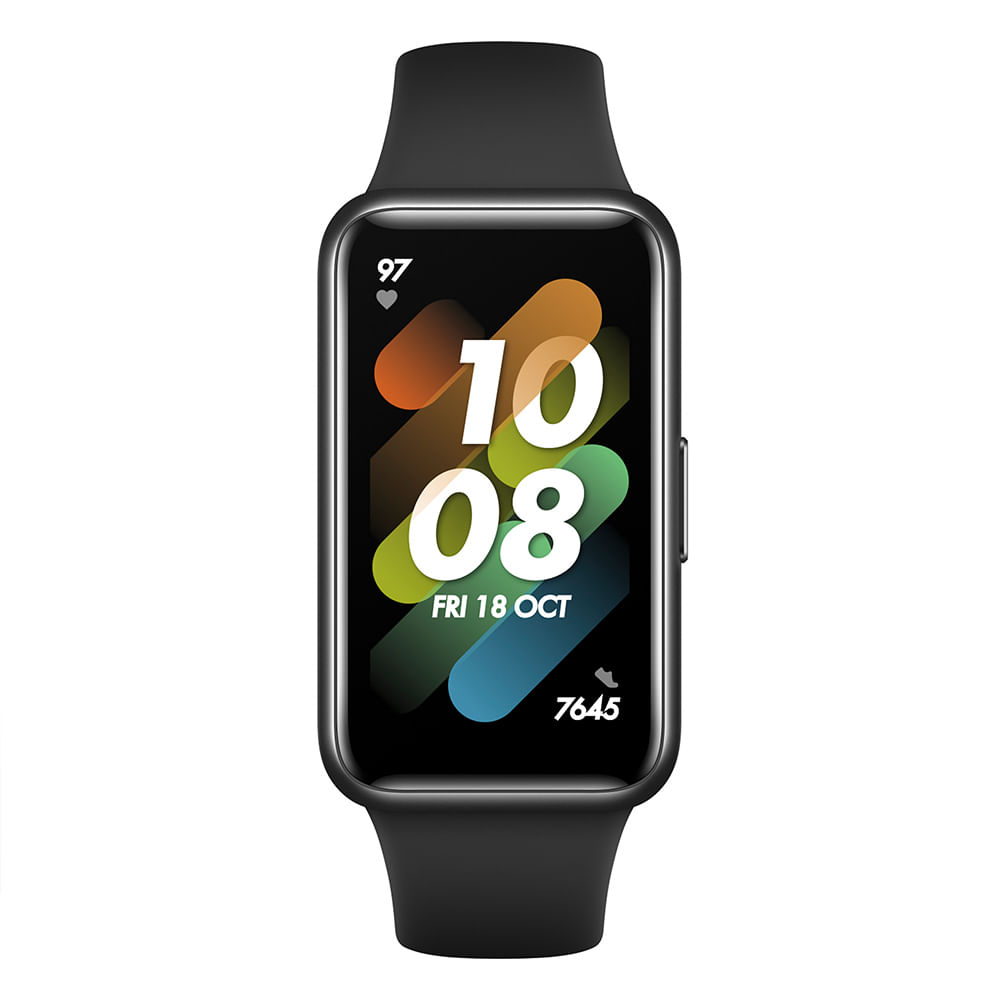 Imagen 2 del producto Smartband Huawei Band 7 resistente al agua 5ATM, máx. 14 días, 96 modos deportivos, 1.47"", negro