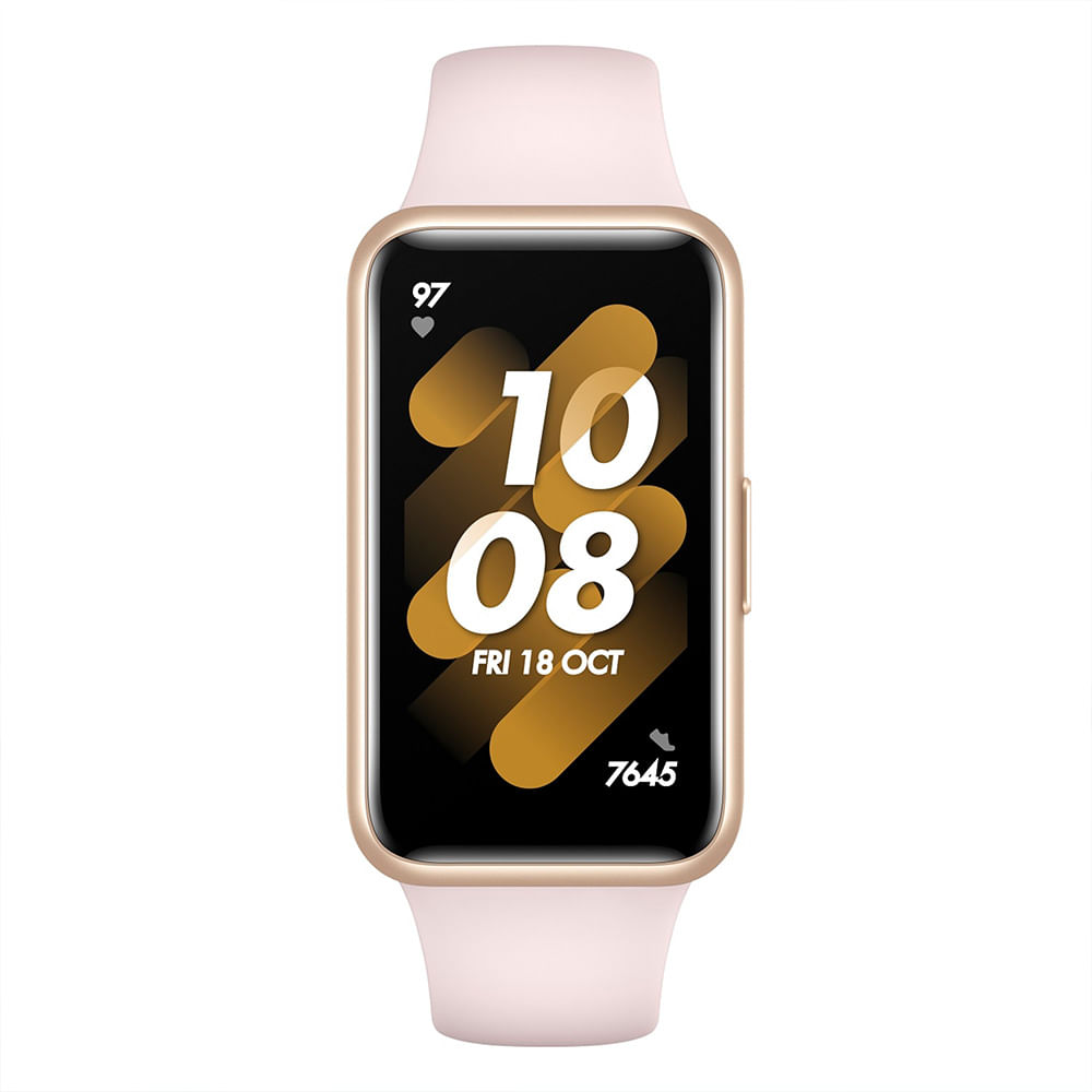 Imagen 2 del producto Smartband Huawei Band 7 resistente al agua 5ATM, máx. 14 días, 96 modos deportivos, 1.47"", rosado