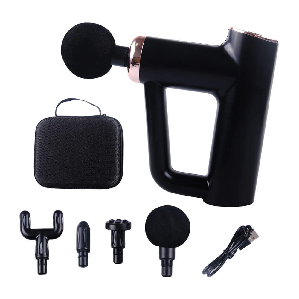 Imagen 2 del producto Masajeador pistola corporal Sec cambio de cabezales, negro