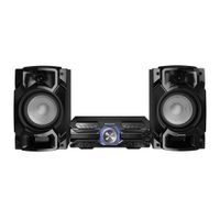 Minicomponente Panasonic AKX520PSK 650W, bluetooth, puerto 2x USB, 2x aux, lector de CD, woofer 20 cm, negro