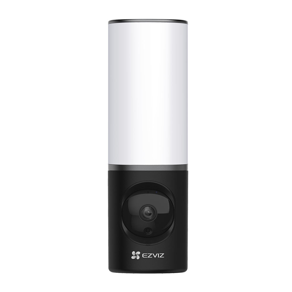 Imagen 1 del producto Cámara de seguridad con lámpara de pared Ezviz LC3 exterior, 4MP 2K, fija, IP65