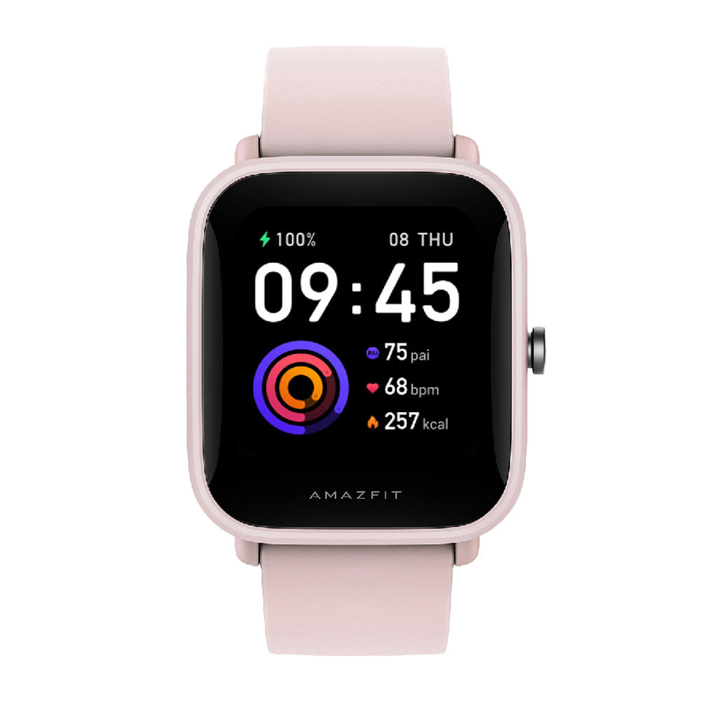 Imagen 2 del producto Smartwatch Amazfit Bip U Pro, Gps, resistente al agua 5ATM, máx 9 días, 60 modos deportivos, 1.43"", rosado