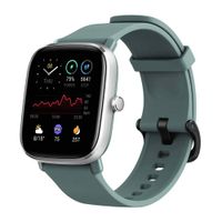 Smartwatch Amazfit GTS 2 Mini resistente al agua 5ATM, más 14 días, 70 modos deportivos, 1.55"", verde