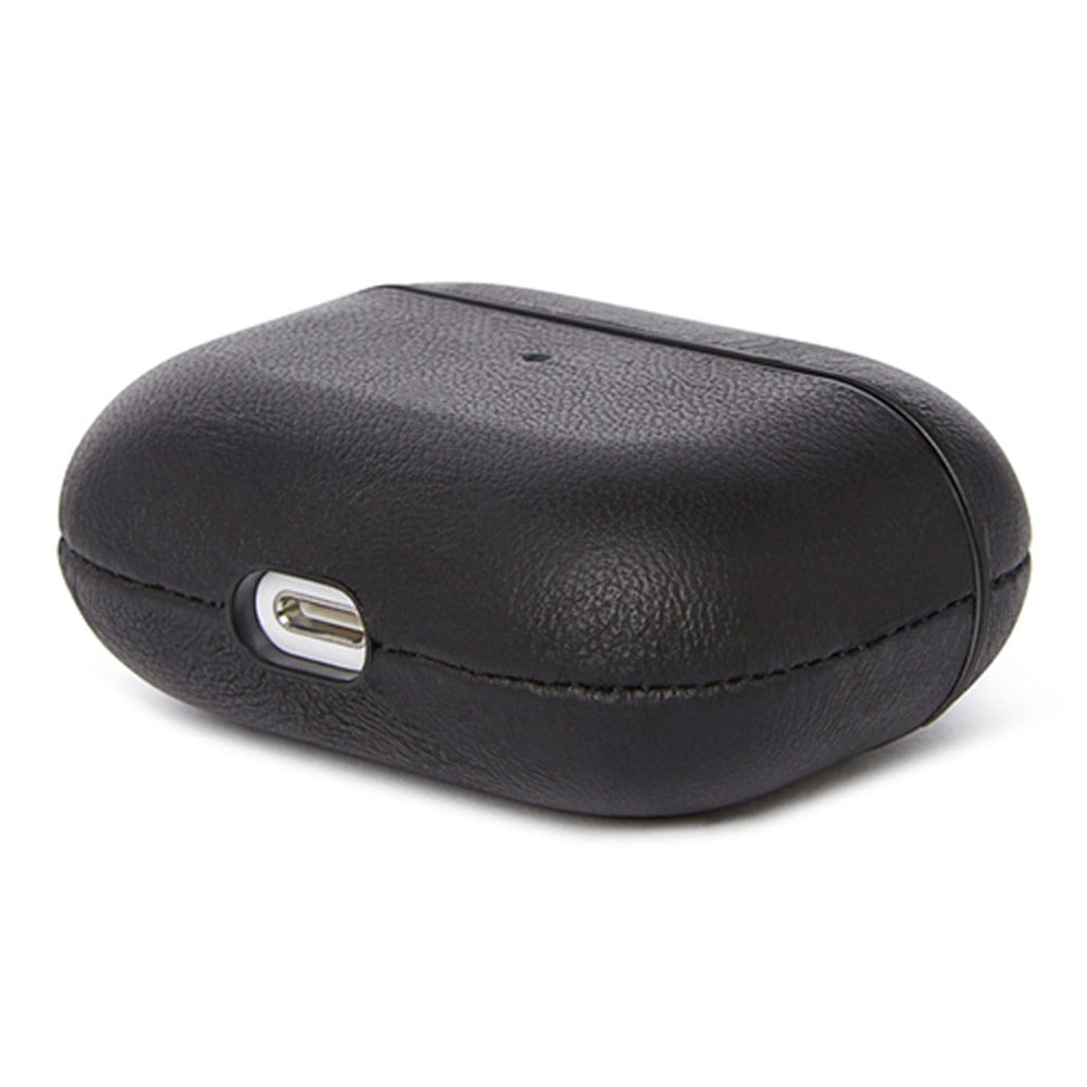 Imagen 2 del producto Case de audífonos Tecno Ofertas para Airpods Pro cuero, negro