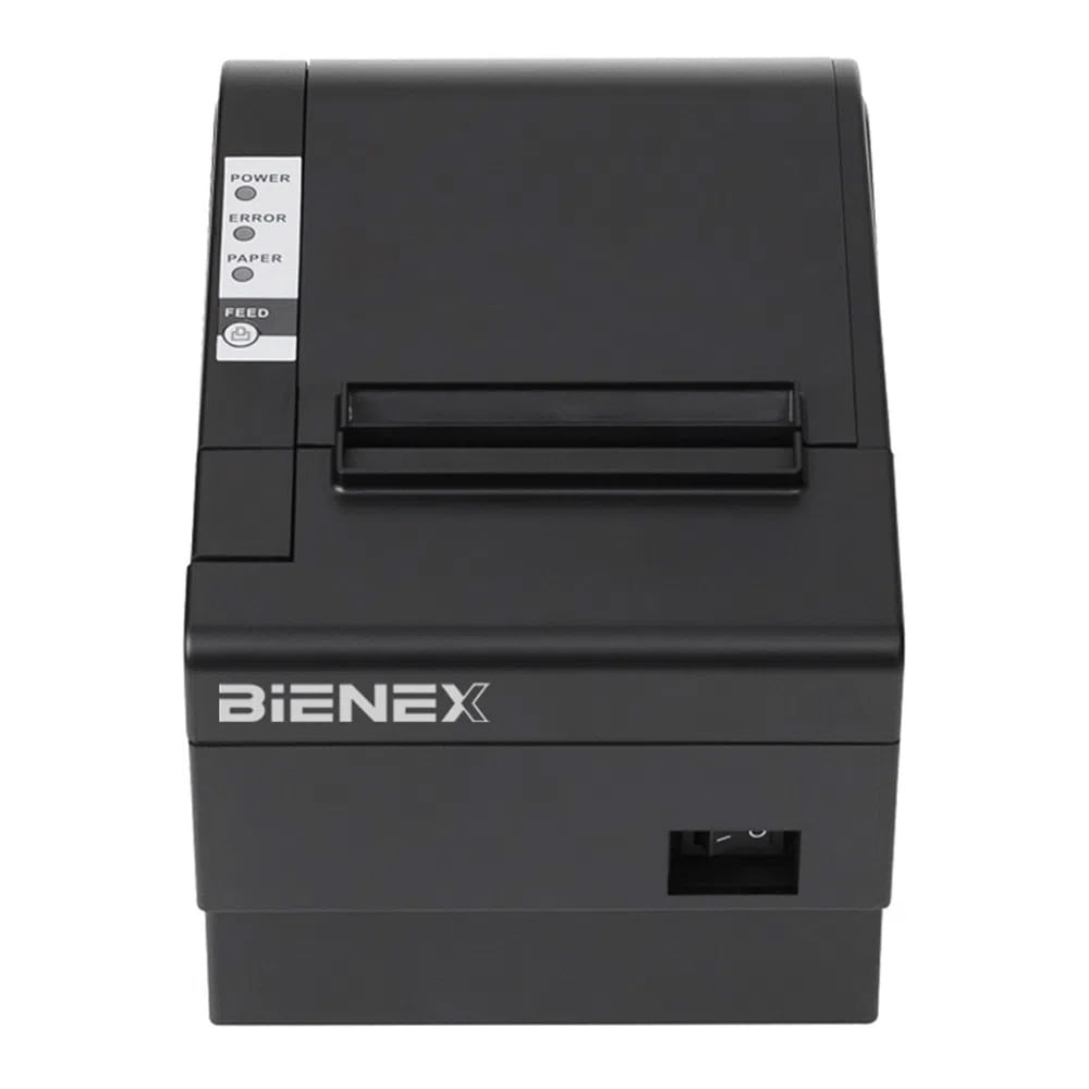 Imagen 2 del producto Impresora ticketera térmica Bienex 80mm, conexión USB, puerto RJ11, negro