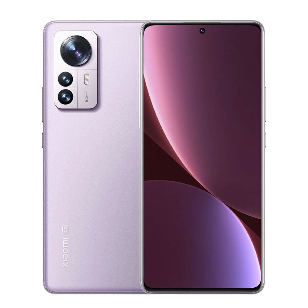 Imagen 2 del producto Pack Celular Xiaomi 12 256GB, 8GB RAM, purpura + Smartwatch 2 Lite azul + Audífonos TWS Buds 3 Lite negro