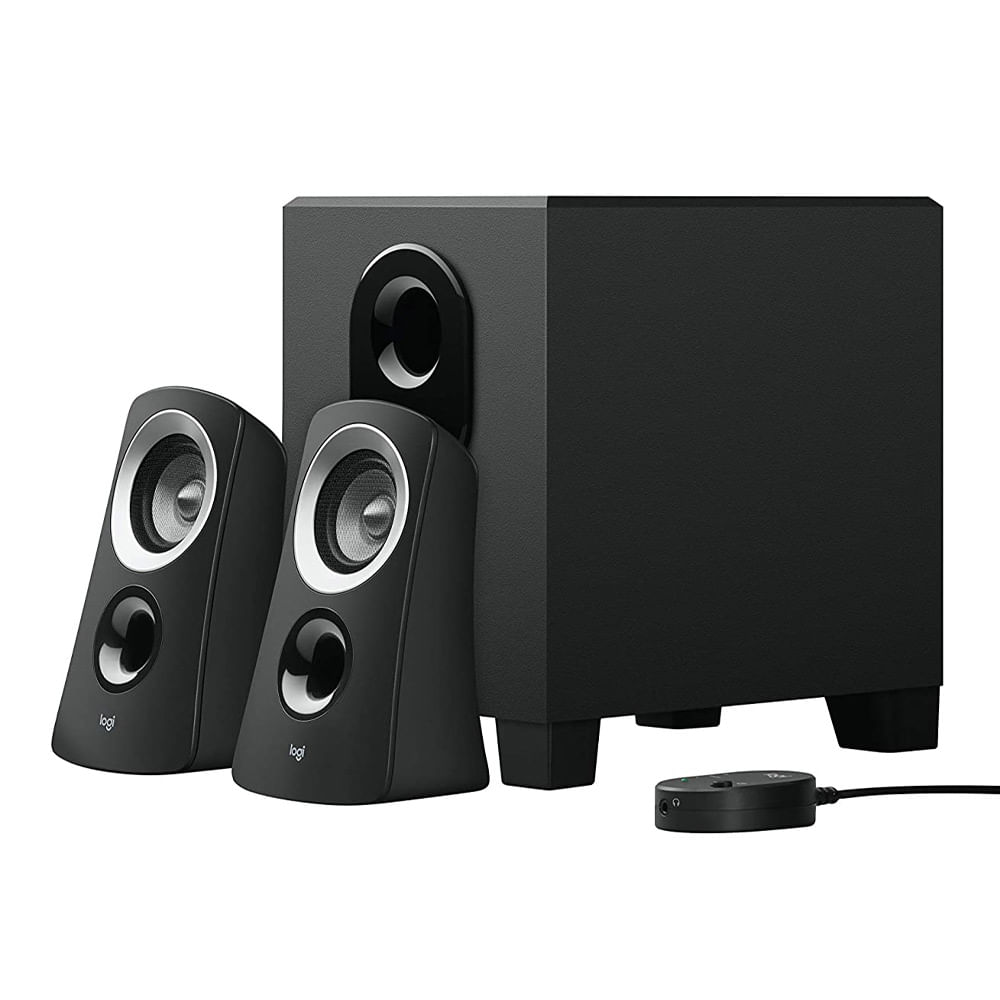 Imagen 2 del producto Parlante para Pc Logitech Z313 con subwoofer, 25W, 2.1, 220V, conexión 3.5mm, negro