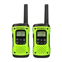 Radio FRS Motorola Talkabout T600 con linterna, 14 canales, alcance 35 km, IP67, aprox. 10 horas, negro y verde