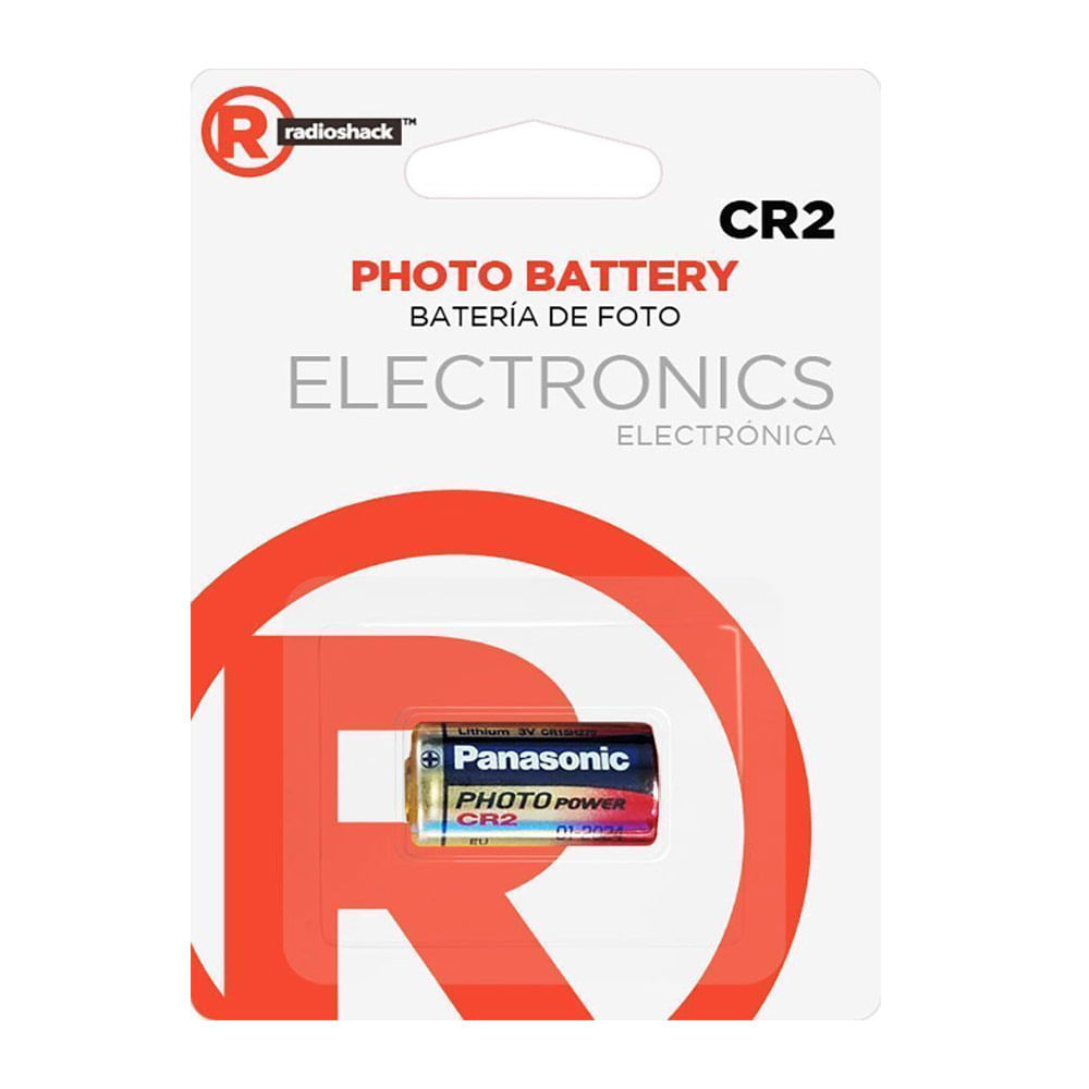 Batería de litio para cámara Radioshack CR2 3v