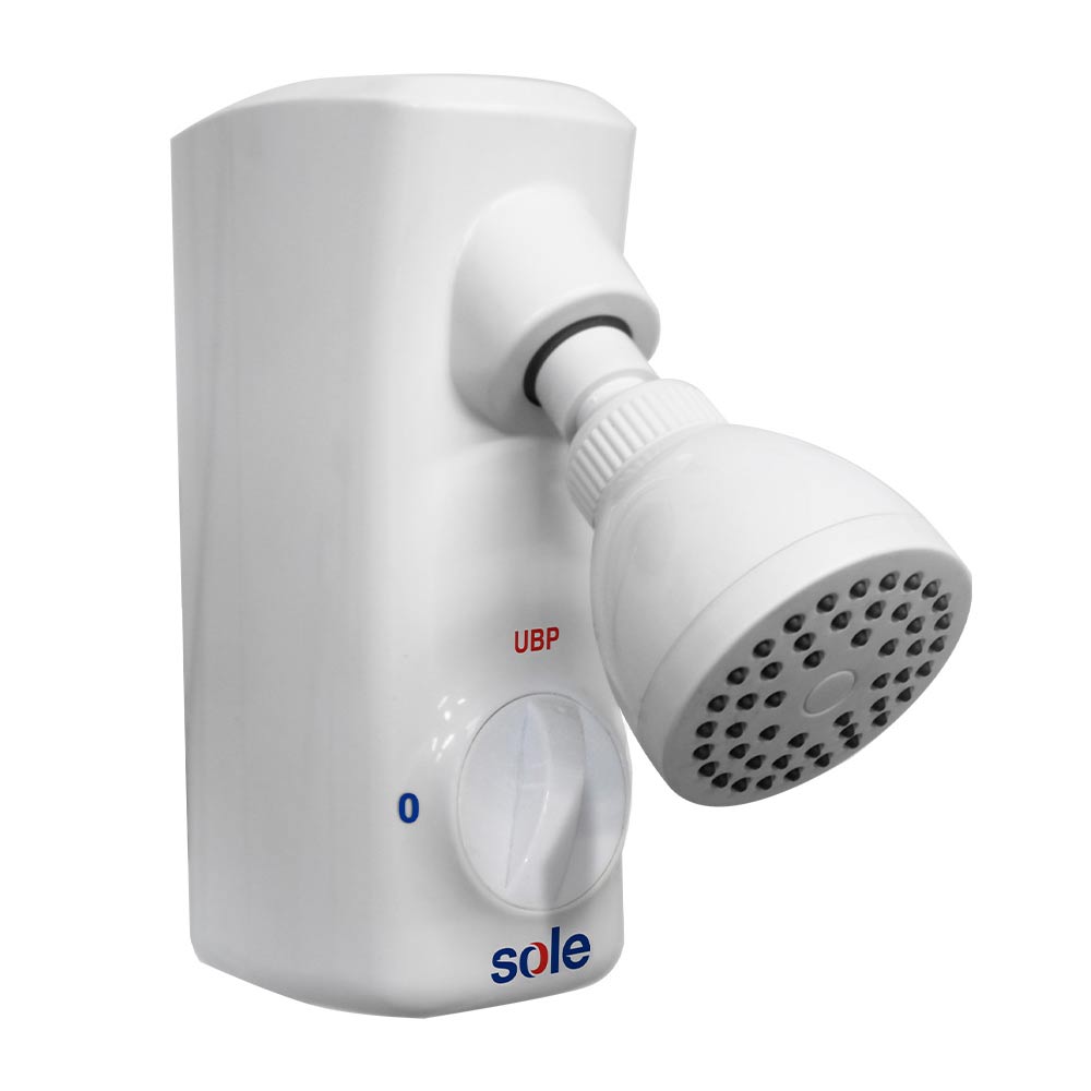 Imagen 1 del producto Rapiducha Sole Style 3000w, 2 psi, 2 niveles de temperatura, blanco