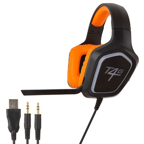 Audífonos gamer Teraware conexión 3.5 mm, RGB, compatible PC