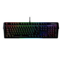 Teclado gamer alámbrico Hyperx Alloy MKW100, conexión USB, mecánico, RGB, negro