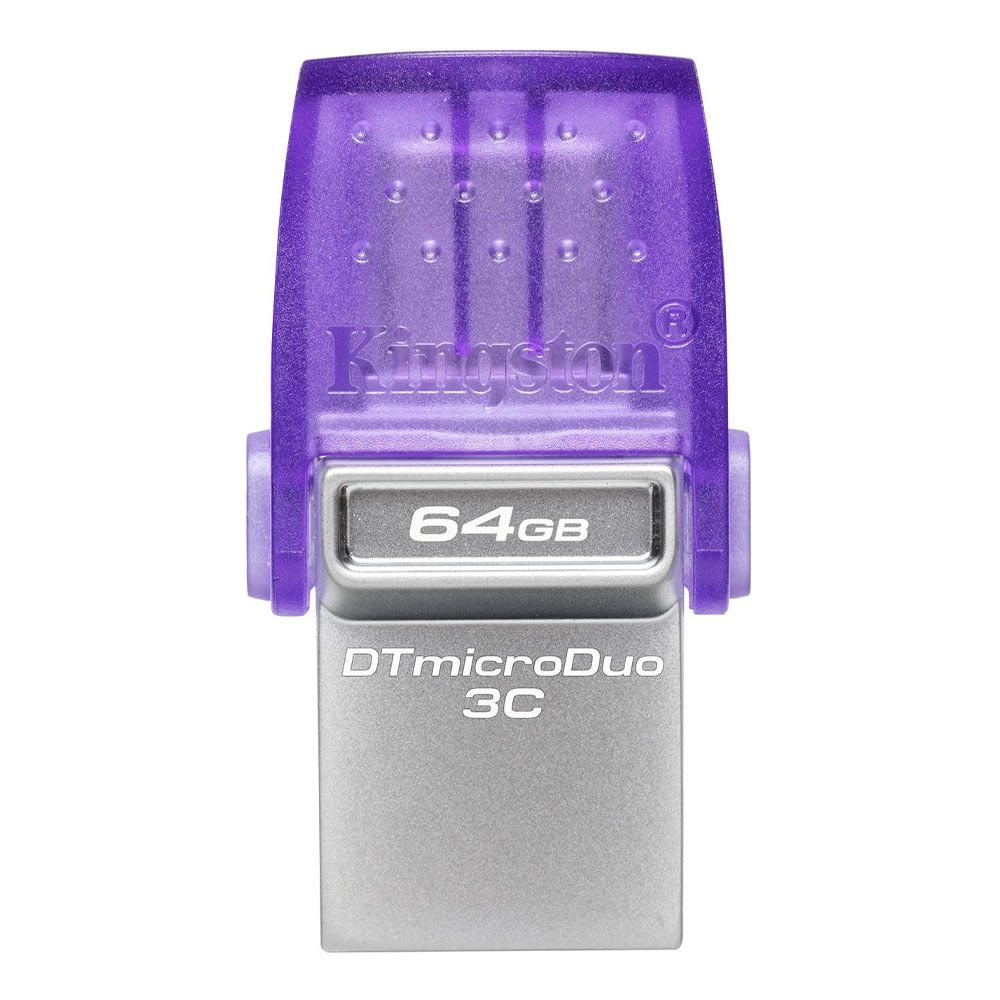 Imagen 2 del producto Memoria MicroDuo 3C USB/TIPO-C 3.2 G1 64GB Kingston Data Traveler, lila