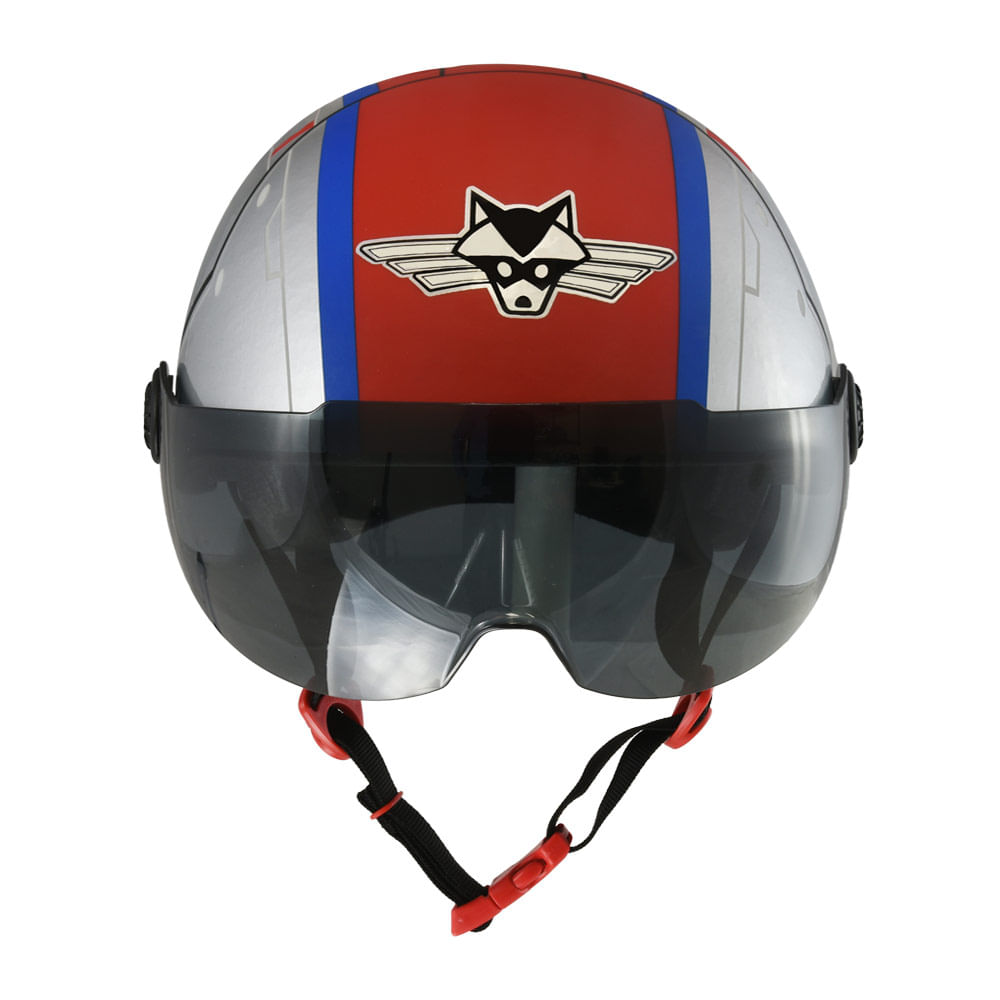 Imagen 2 del producto Casco para niño Raskullz Aviador sistema acolchado, 9 salidas