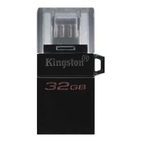 Memoria MicroDuo 3C USB/TIPO-C/OTG 3.2 G2 32GB Kingston Data Traveler,  negro