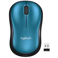 Mouse inalámbrico Logitech M185 Inalámbrico Logitech M185, receptor USB, 1000 dpi, 3 botones, azul