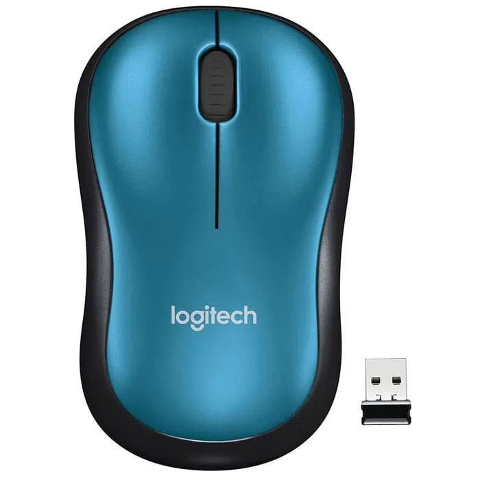 Imagen 1 del producto Mouse inalámbrico Logitech M185 Inalámbrico Logitech M185, receptor USB, 1000 dpi, 3 botones, azul