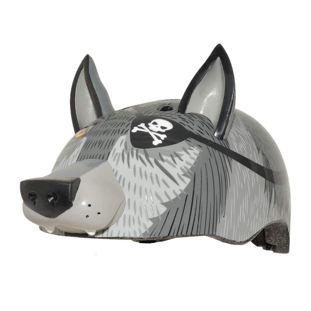 Imagen 2 del producto Casco para niño Raskullz Lobo Marino sistema acolchado, 9 salidas, gris