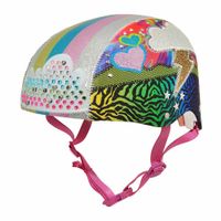Casco para niña Raskullz Nube luces LED, sistema acolchado, 2 salidas