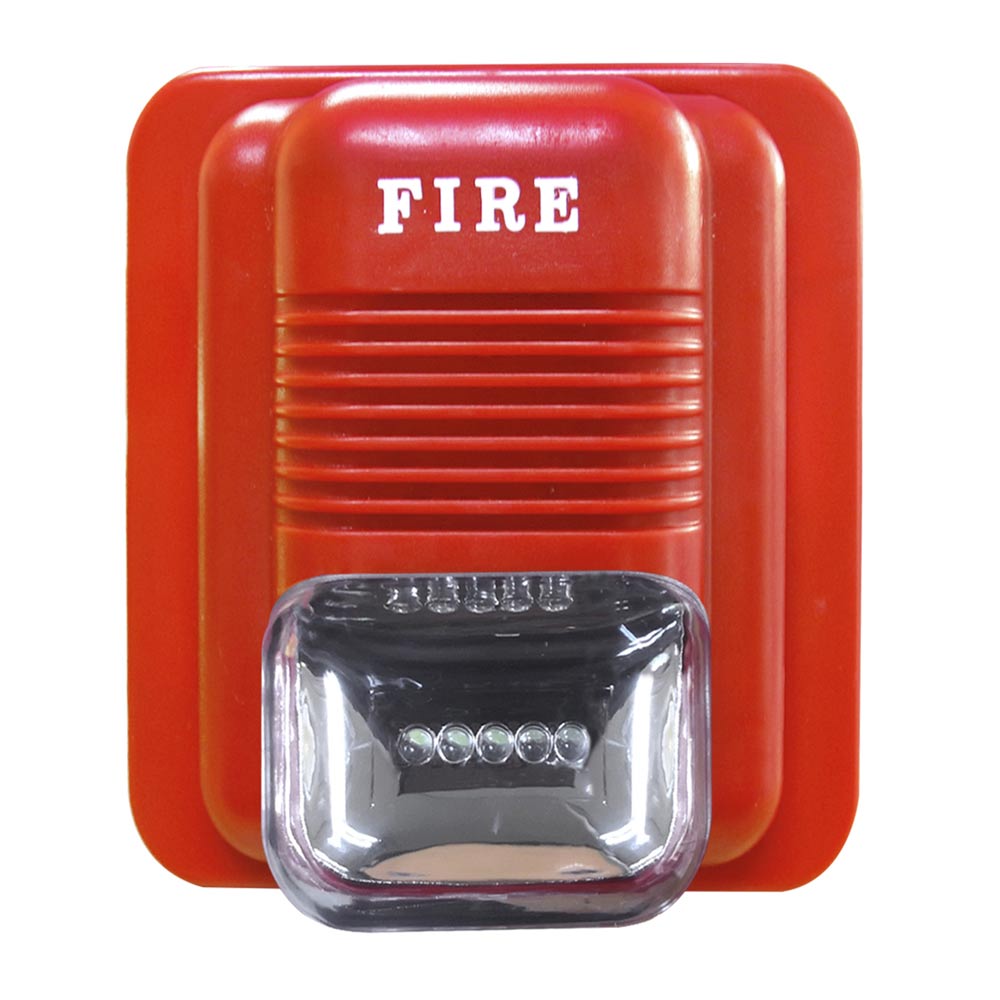 Imagen 1 del producto Sirena strobo Opalux GL-14N LED, 90DB, 76 flash por minuto, 12 - 24V, rojo