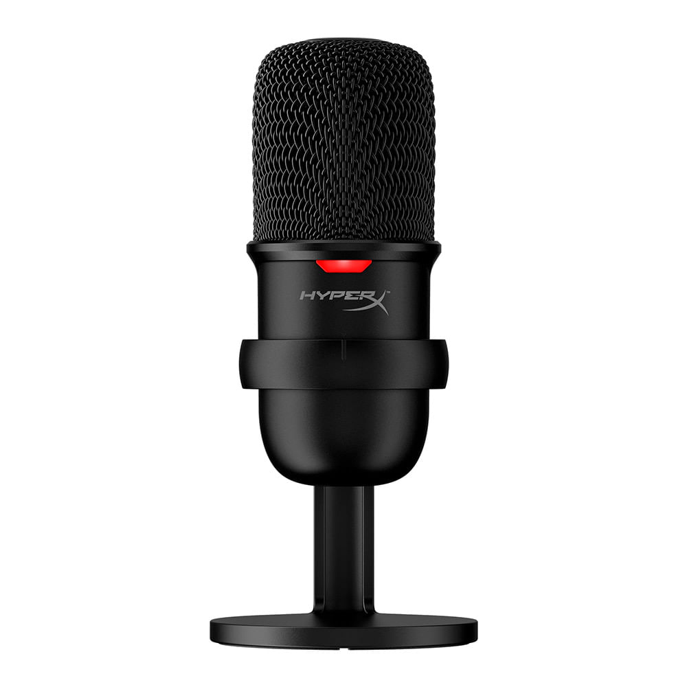 Imagen 1 del producto Micrófono Hyperx SoloCast, conexión usb, multipatrón, luz led, color negro