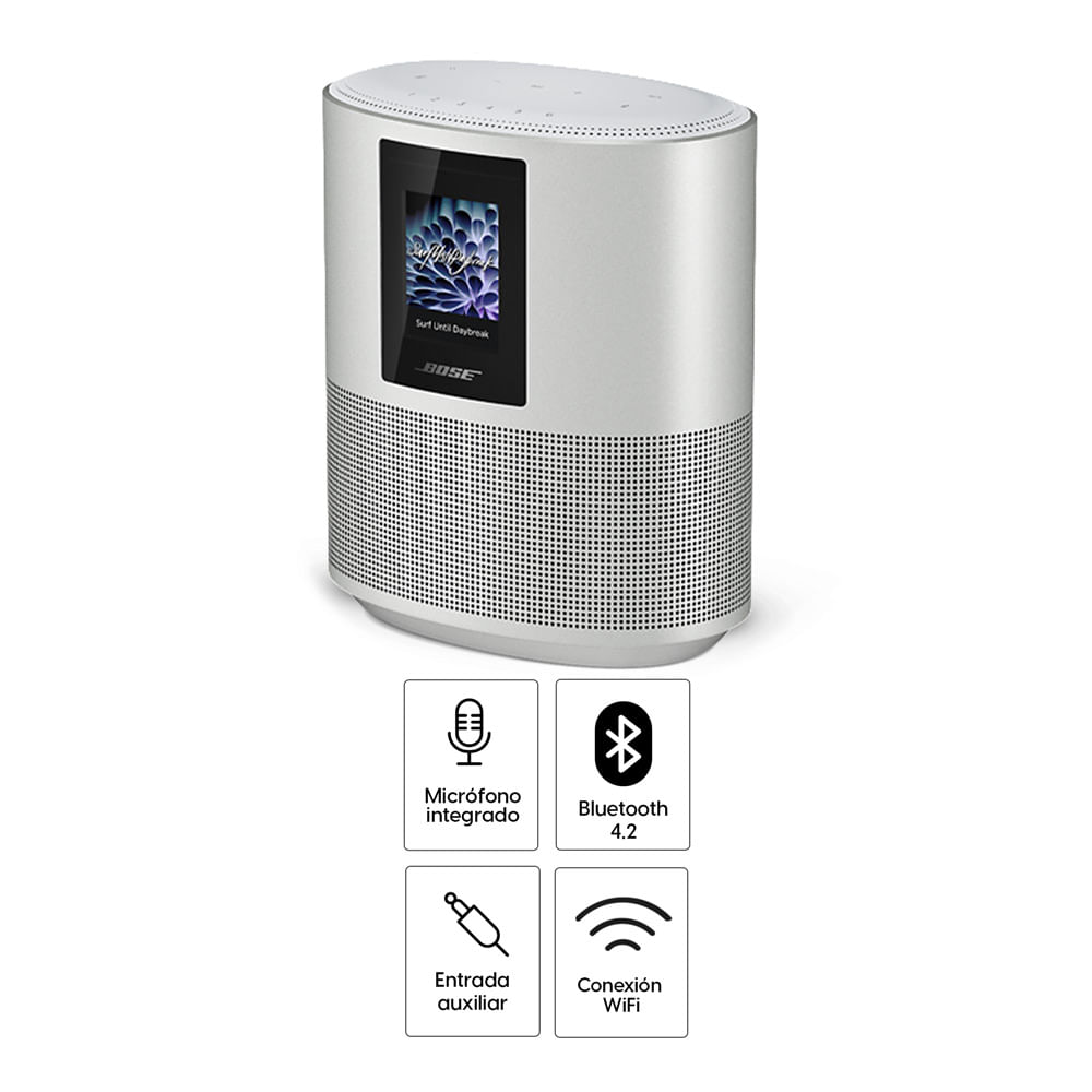 Imagen 2 del producto Parlante bluetooth Bose Home Speaker 500 pantalla led, wifi, silver