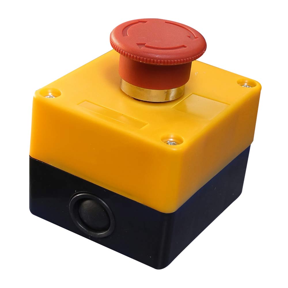 Imagen 1 del producto Pulsador de emergencia Opalux OP-BX1 resistente al clima, 220 - 380V AC