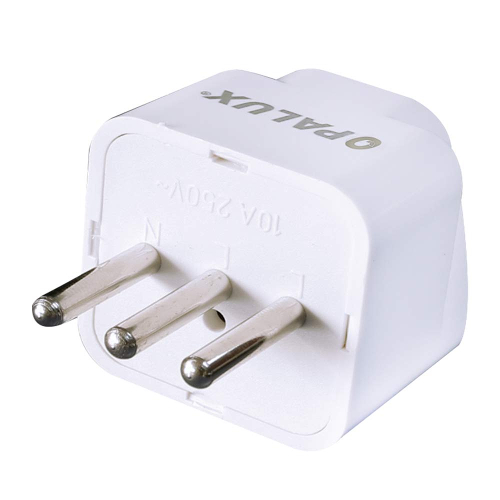 Adaptador de corriente Opalux OP-603-L toma multiple, enchufe 3 en línea 10A, 250V AC