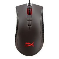 Mouse gamer alámbrico Hyperx Pulsefire Pro, usb, 1600 dpi, 6 botones, luces RGB, negro