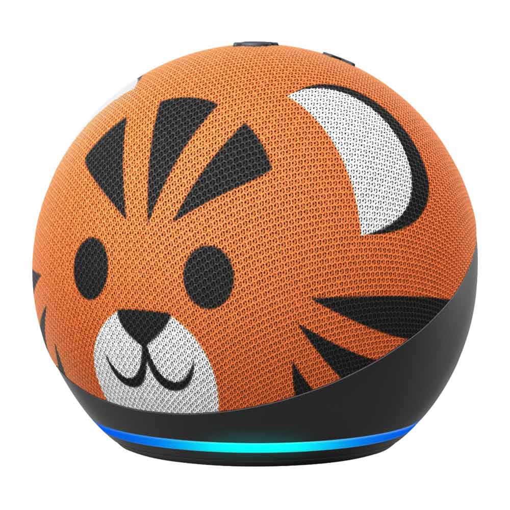 Imagen 2 del producto Altavoz inteligente Amazon Echo Dot 4ta generación kids, control de voz con Alexa, tigre