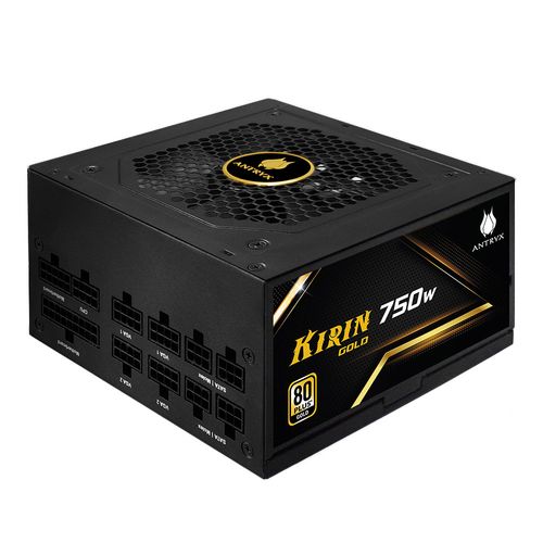 Fuente de poder Antryx Kirin 750 GOLD, 750W, 80 Plus Gold, modular
