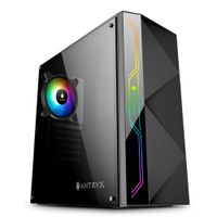 Gabinete Antryx Xtreme Neo 1 ARGB, vidrio templado lateral y tira led, con fuente 500W, Usb 3.0