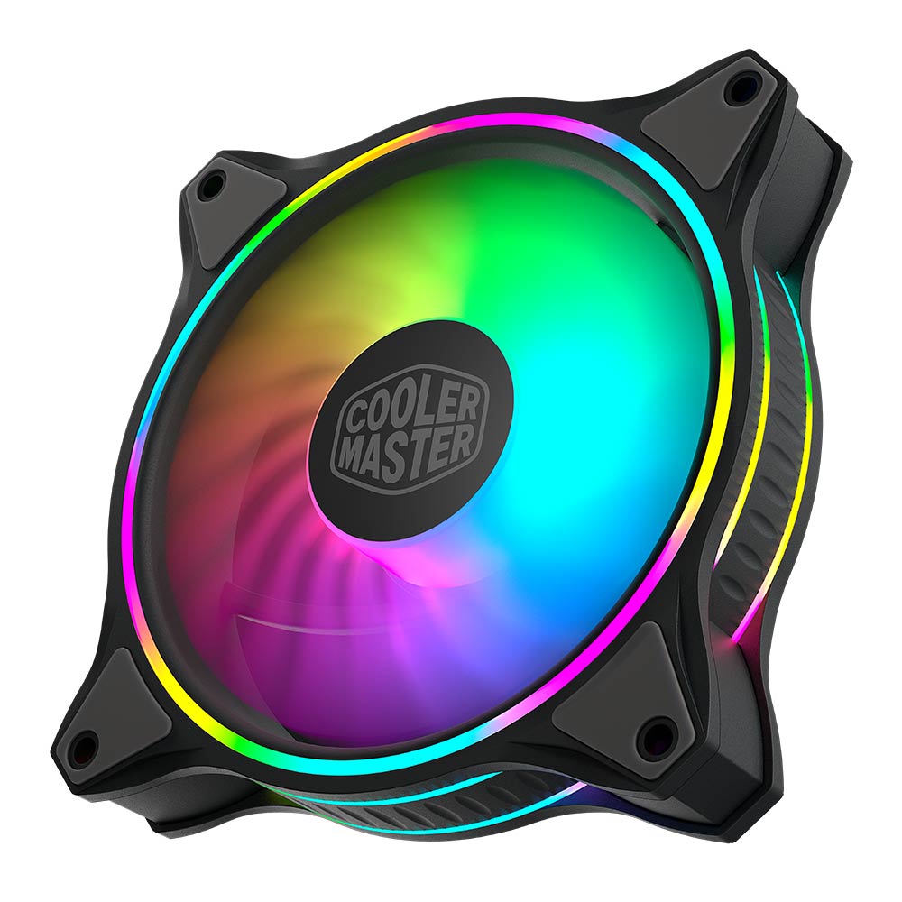 Imagen 2 del producto Cooler para case Cooler Master Masterfan MF120 HALO WHITE, 120mm, ARGB