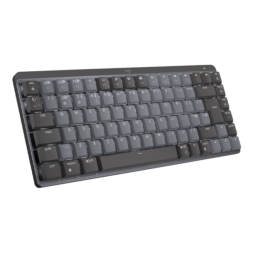 Imagen 2 del producto Teclado inalámbrico Logitech MX Mechanical Mini mecánico, receptor usb/bluetooth, recargable, negro