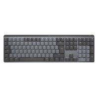 Teclado inalámbrico Logitech MX Mechanical, receptor usb/bluetooth, recargable, negro