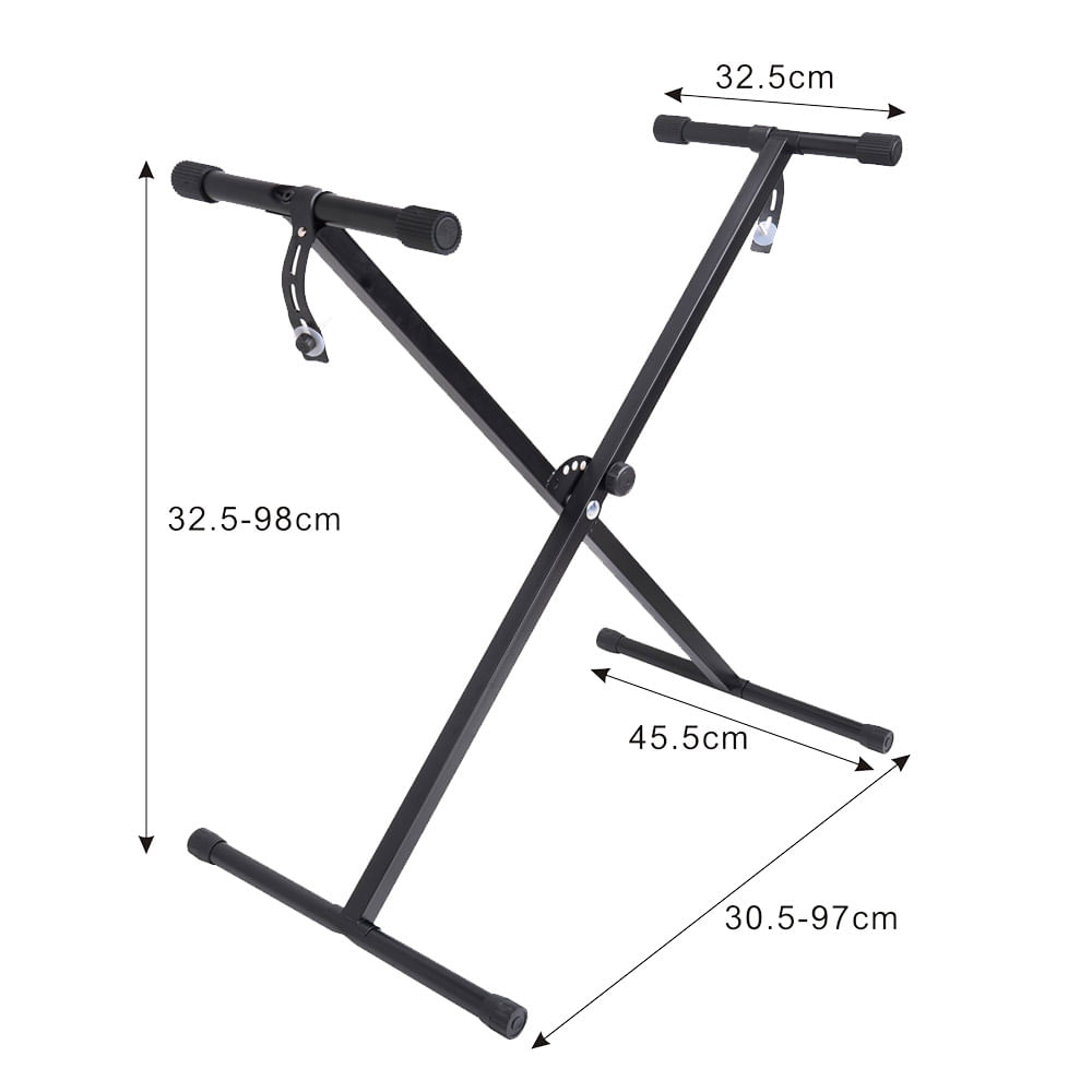 Imagen 2 del producto Stand Joy en X para órgano electrónico, negro