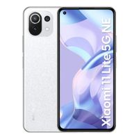 Celular Xiaomi 11 Lite 5G NE 128GB, 6GB RAM, cámara trasera 64MP y frontal 20MP, 6.55"", blanco
