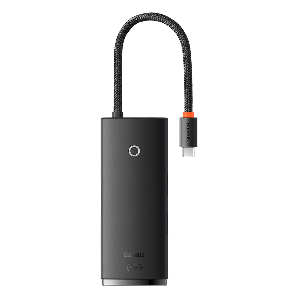 Imagen 2 del producto Hub Baseus USB-C 6 puertos 2 USB 3.0, USB-C, SD y HDMI