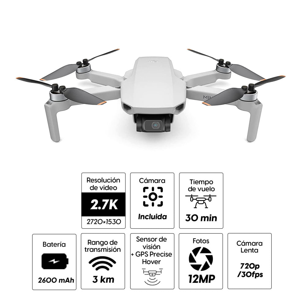 Imagen 2 del producto Drone DJI Mavic Mini SE Fly More Combo FHD, vuelo 30 min