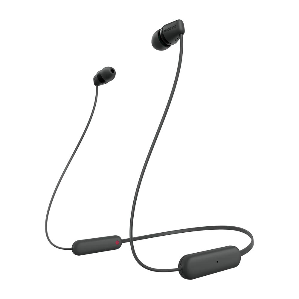 Imagen 1 del producto Audífonos bluetooth in ear Sony WI-C100 IPX4, micrófono incorporado, máx. 25 horas, control de volumen y llamadas, negro
