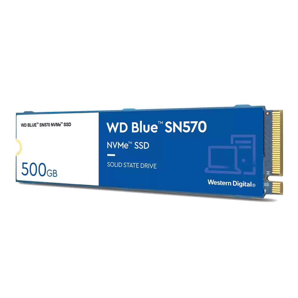 Imagen 2 del producto Unidad de estado sólido SSD Western Digital Blue SN570 500GB, M.2, NVMe, PCIe 3.0