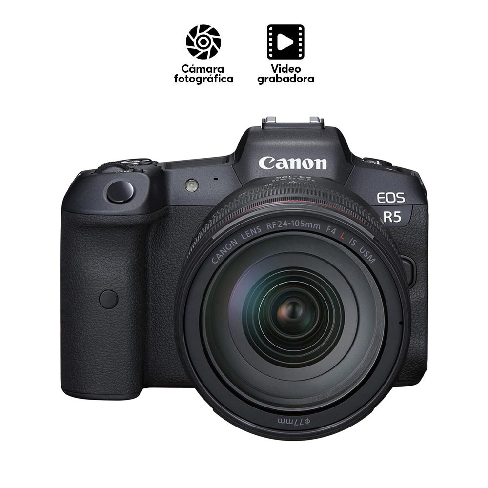 Imagen 2 del producto Cámara Mirrorless Canon EOS R5 45MP 8K 30fps (reempacado)