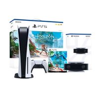 Consola PlayStation 5 con lector de discos, 825GB + Horizon Forbidden West + Cámara HD PS5