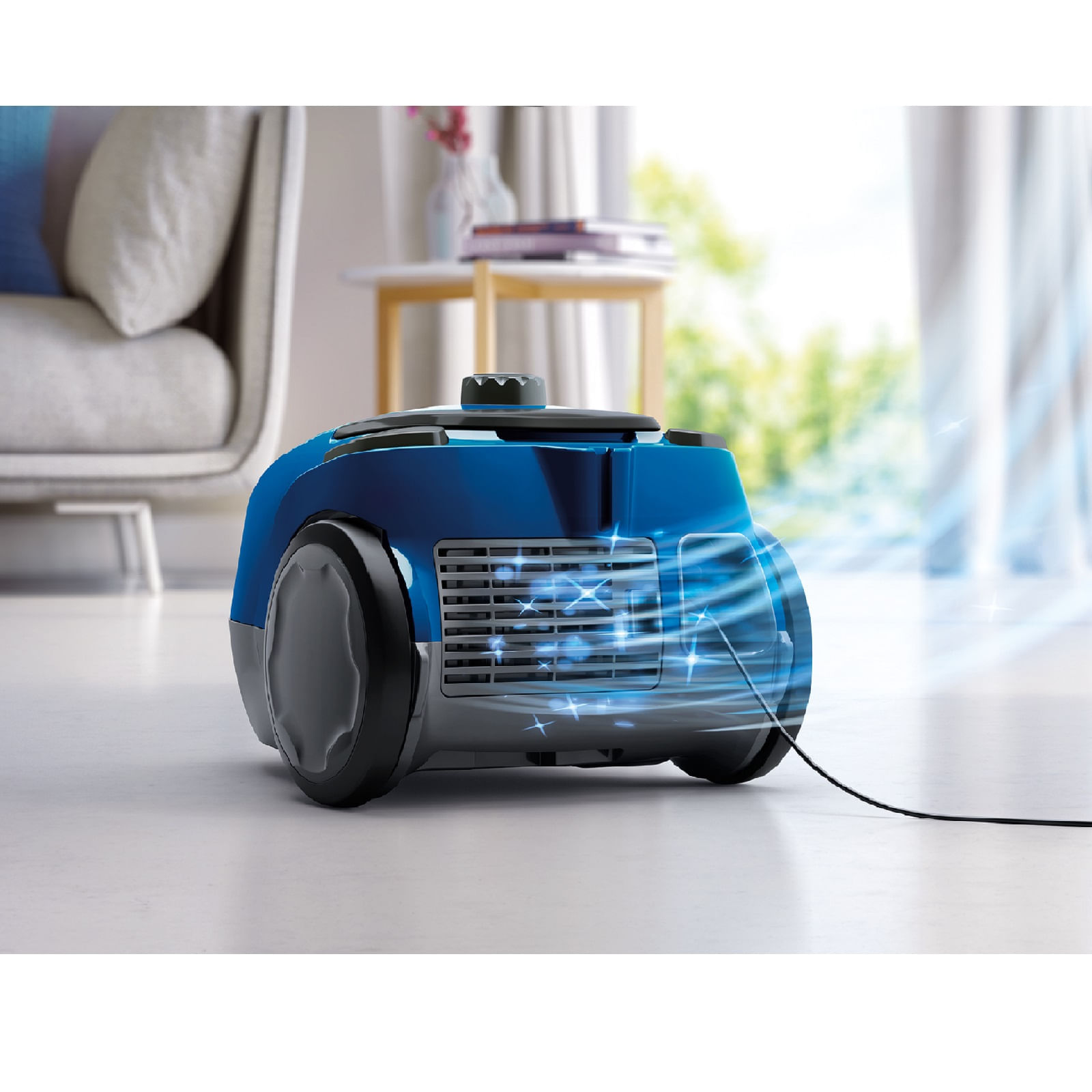 Imagen 2 del producto Aspiradora Electrolux Sonic SON10, 1400W, 1.24L de capacidad, azul