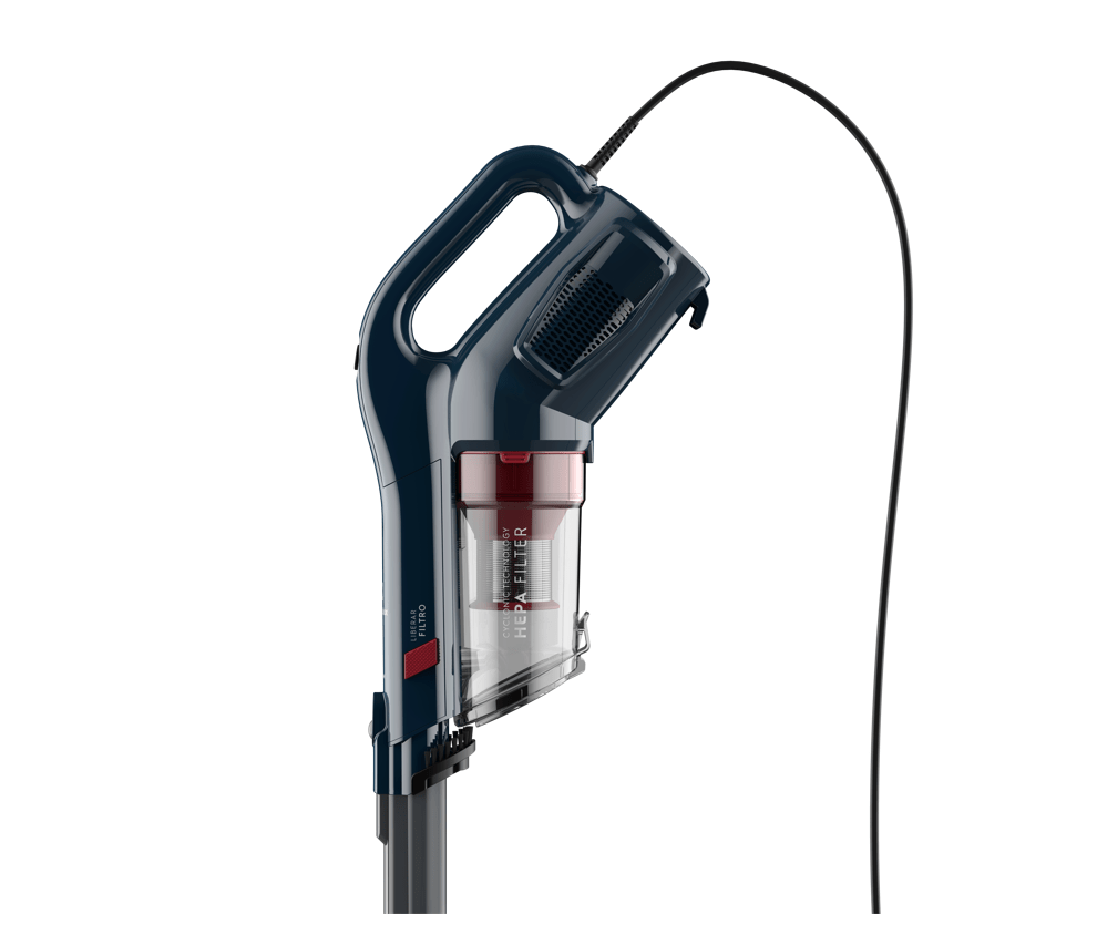 Imagen 2 del producto Aspiradora vertical Electrolux PTE10, 1300 W, 830ML de capacidad, azul
