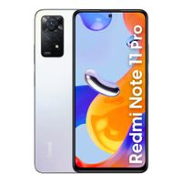 Celular Xiaomi Redmi Note 11 PRO 128GB, 6GB RAM, cámara trasera 108MP y frontal 16MP, 6.67"", blanco