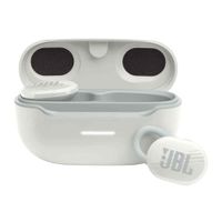 Audífonos bluetooth True Wireless JBL Endurance Race resistente al agua IP67, duración máx. 10 horas, control música y llamadas, blanco
